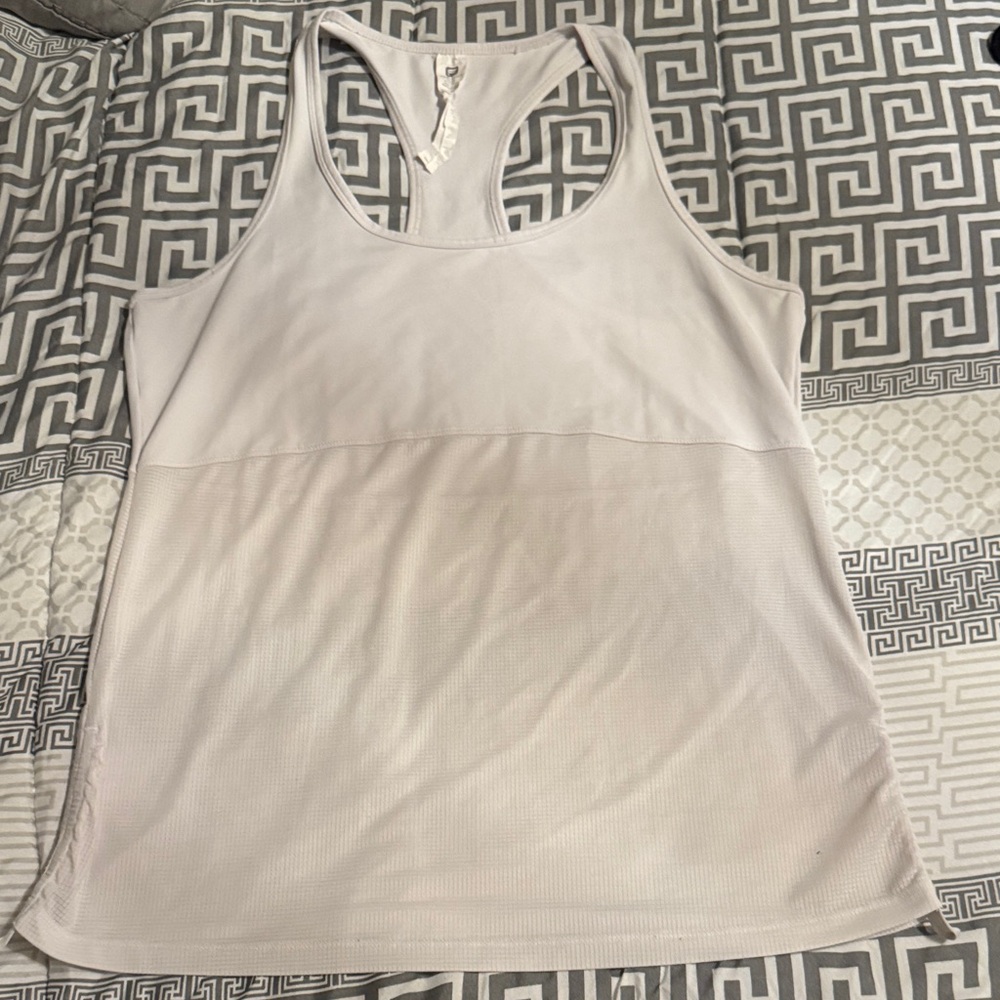Fabletics Women’s White Racerback Tank Top